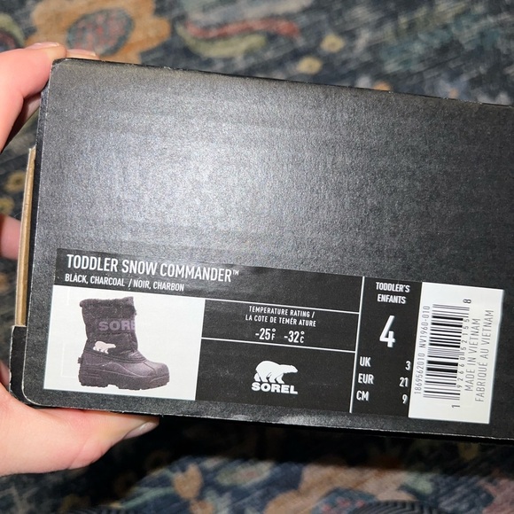 Sorel Black Winter commander Boots - Picture 9 of 10